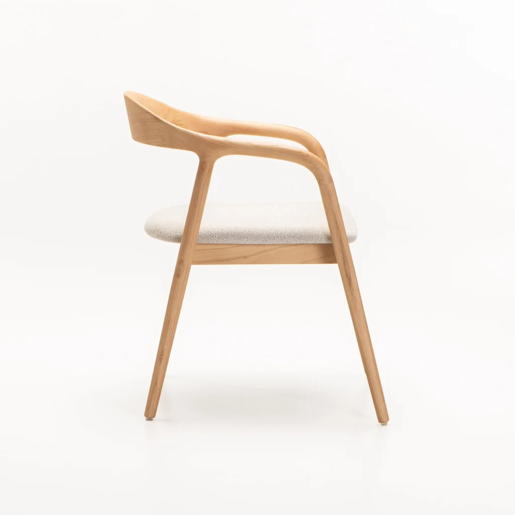 ALINA WOODEN DINING CHAIR - Image 4