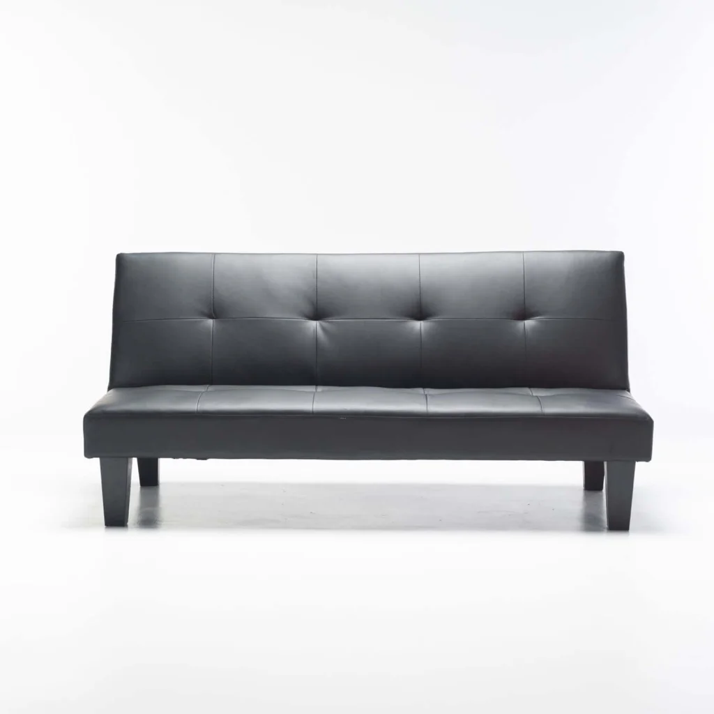 ALLAN LEATHER TOUCH SLEEPER COUCH - Image 3