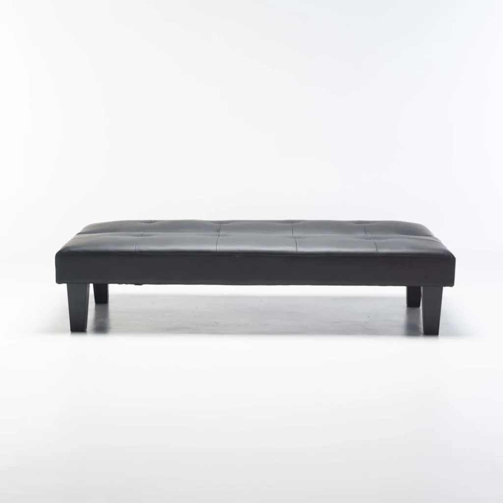 ALLAN LEATHER TOUCH SLEEPER COUCH - Image 4
