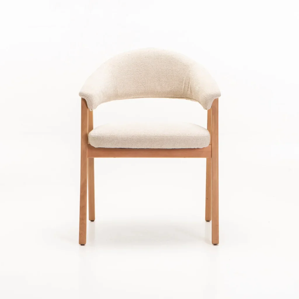 ALORA WOODEN DINING CHAIR - NATURAL LEG - Image 2