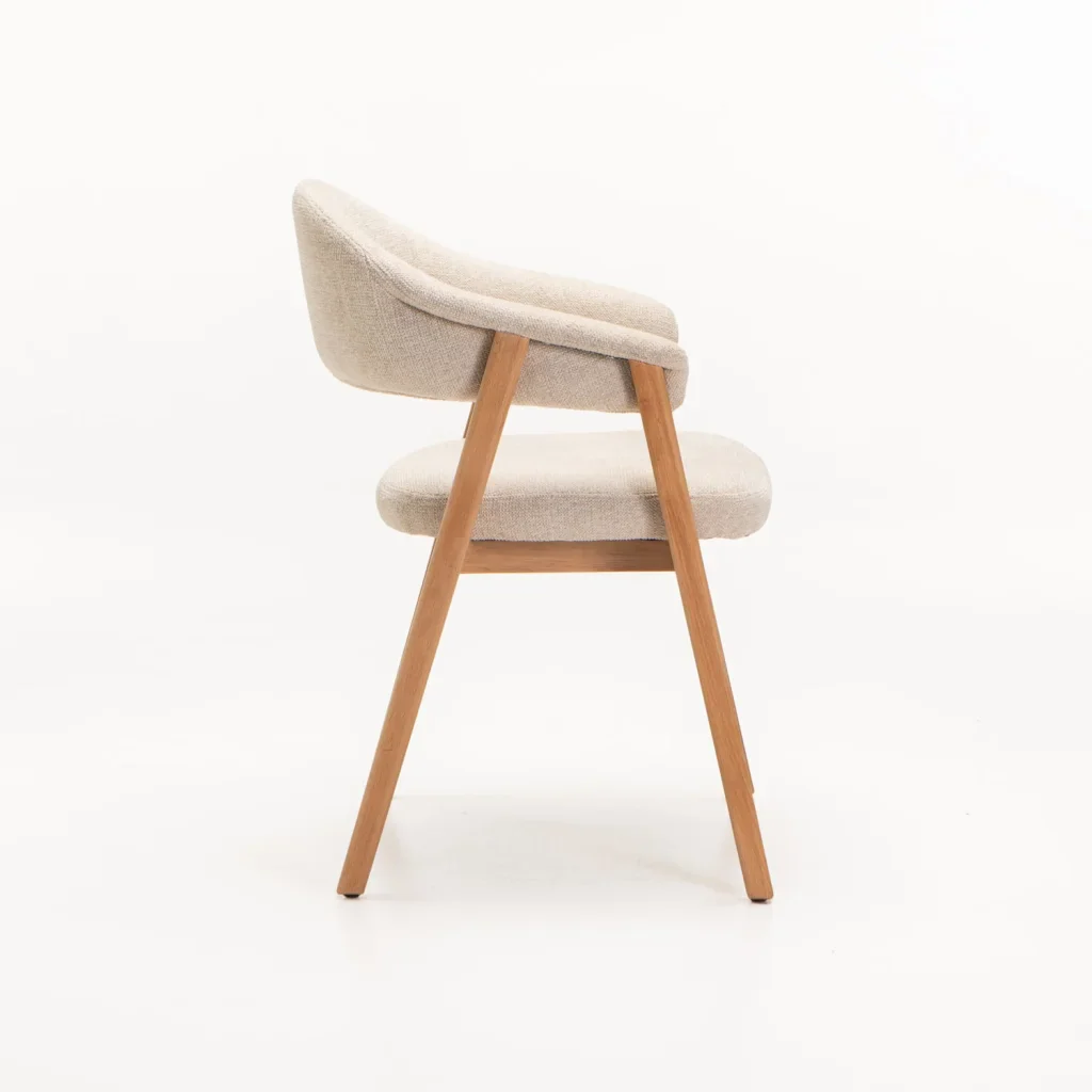 ALORA WOODEN DINING CHAIR - NATURAL LEG - Image 3