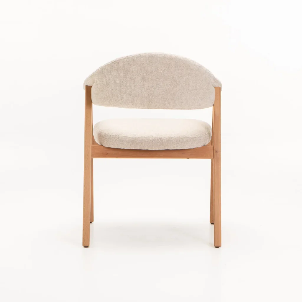 ALORA WOODEN DINING CHAIR - NATURAL LEG - Image 4