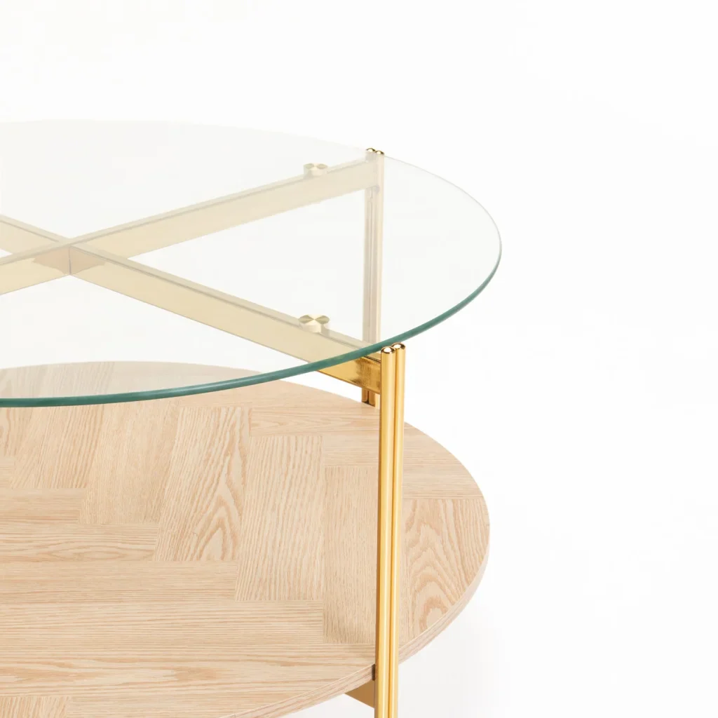 AMORE 80cm ROUND COFFEE TABLE - Image 7
