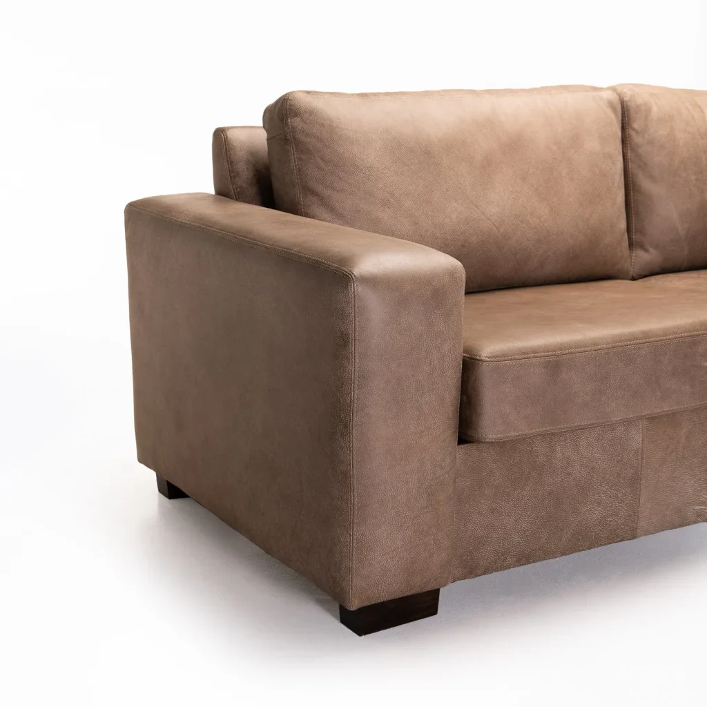 ANTONIO GENUINE LEATHER 3 SEATER COUCH - Image 11