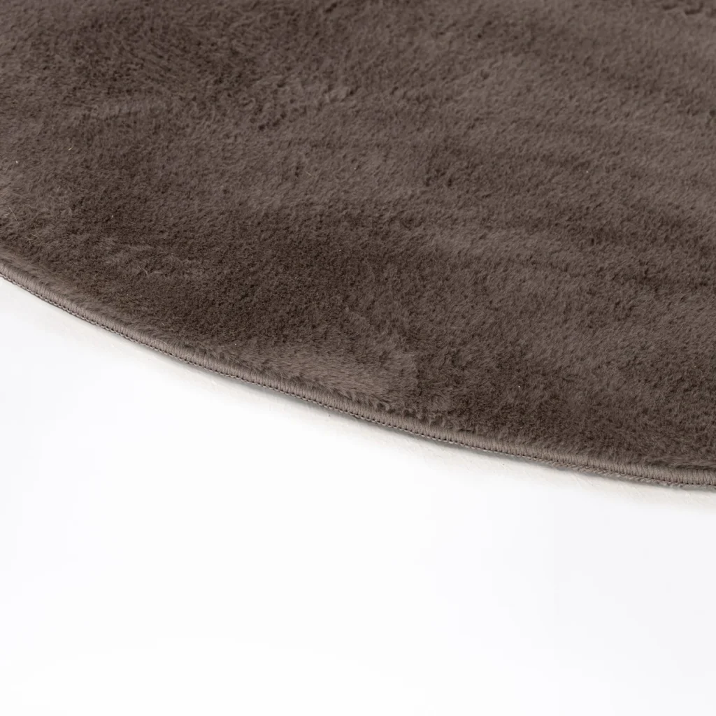 ARIEL ROUND FAUX FUR RUG - Image 2