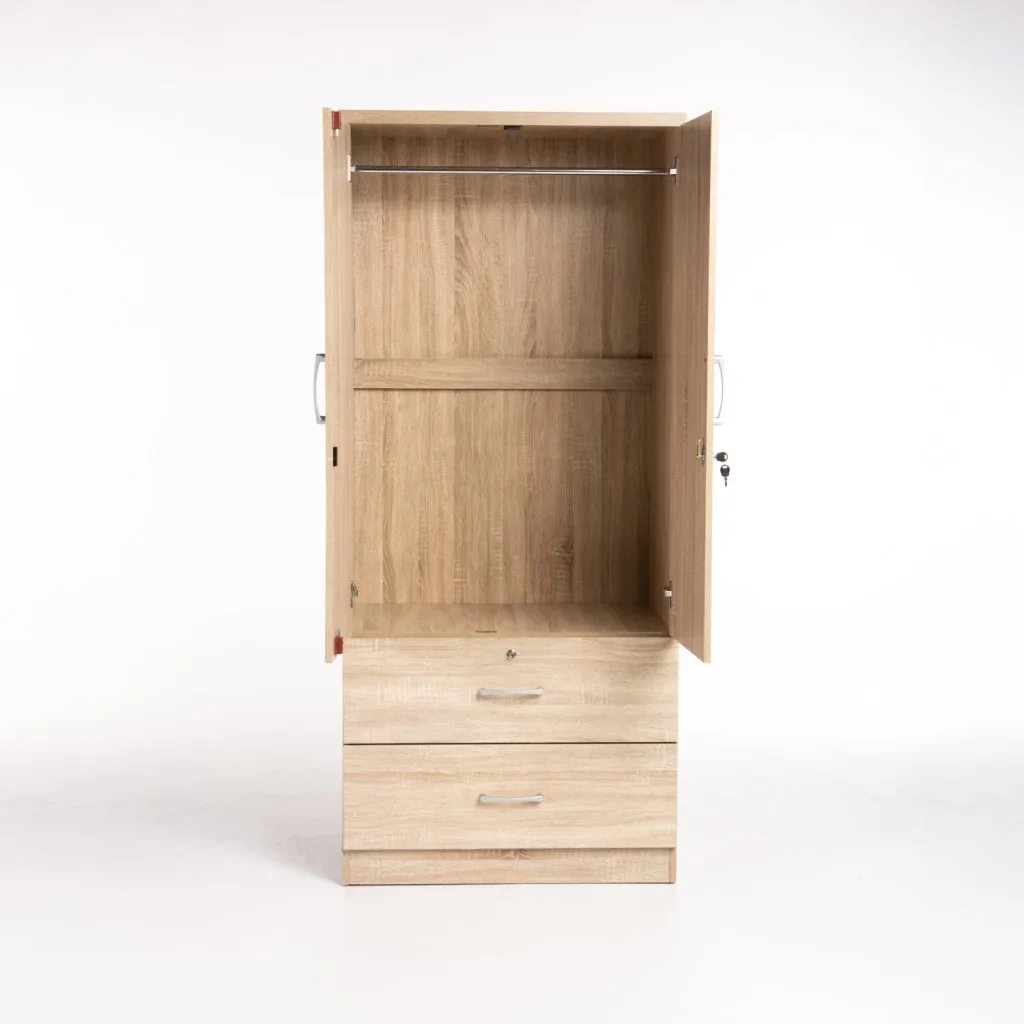 TITAN 2 DOOR 2 DRAWER ROBE - Image 3