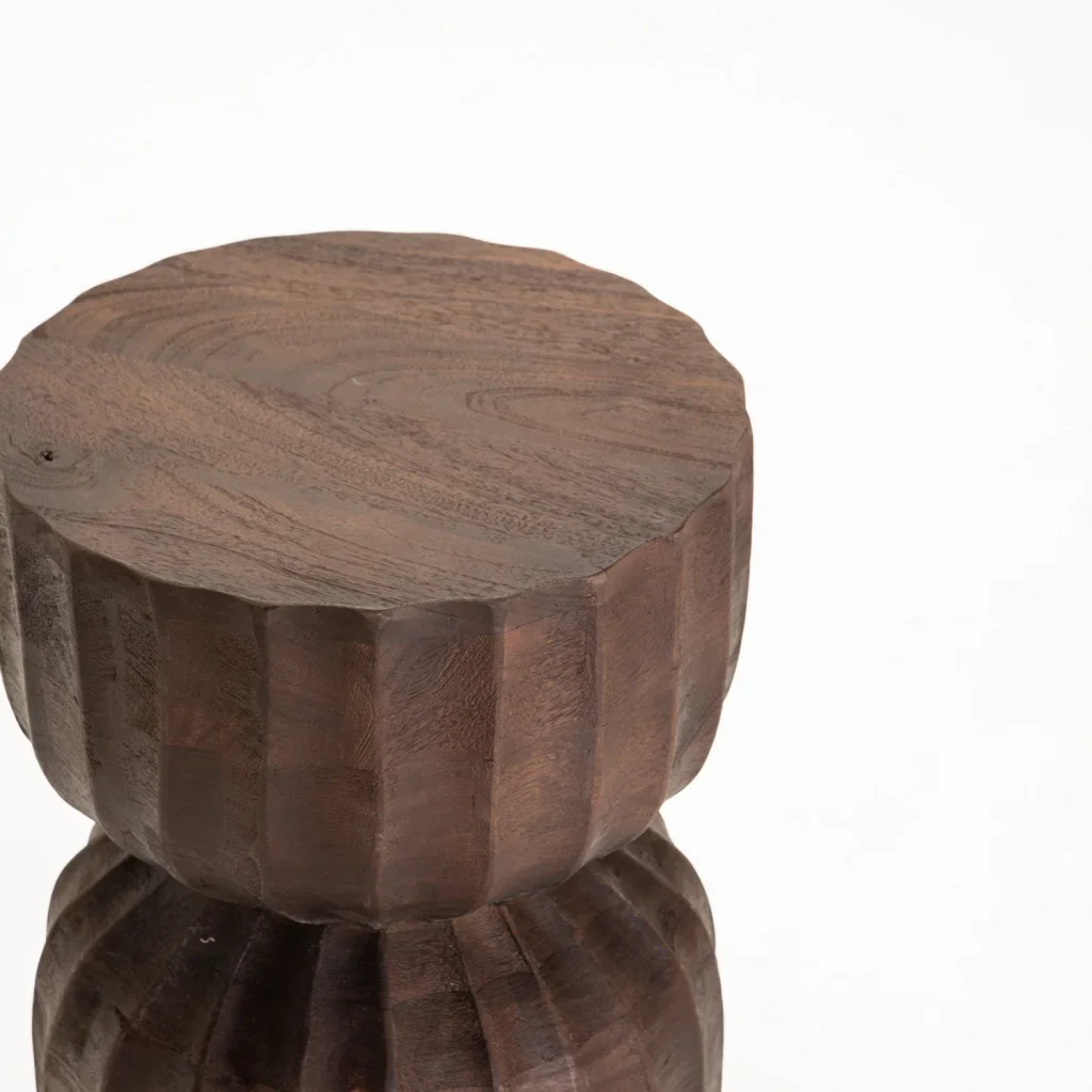 BANI SOLID WOOD SIDE TABLE - Image 2