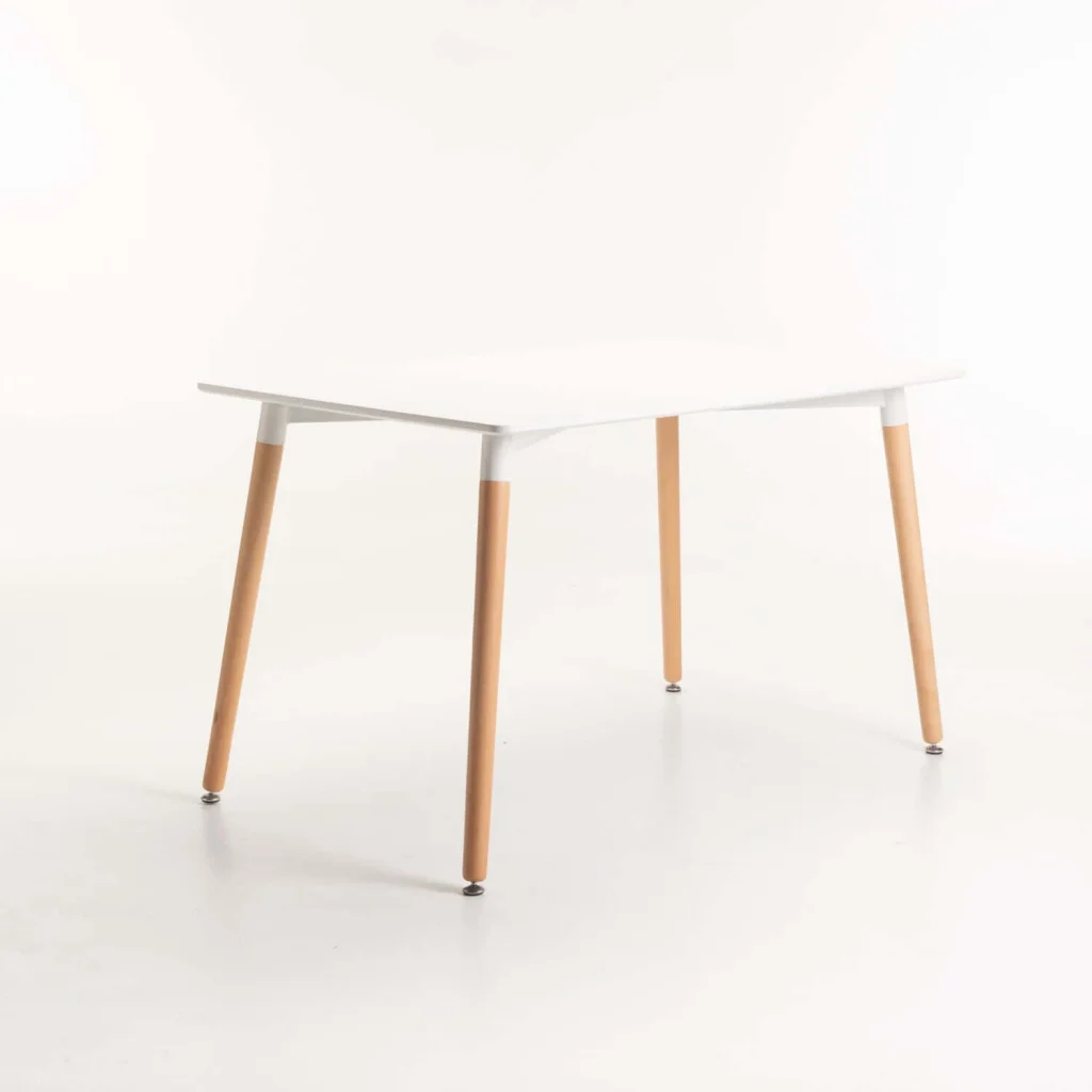 BETTY WOODEN LEG DINING TABLE - Image 5