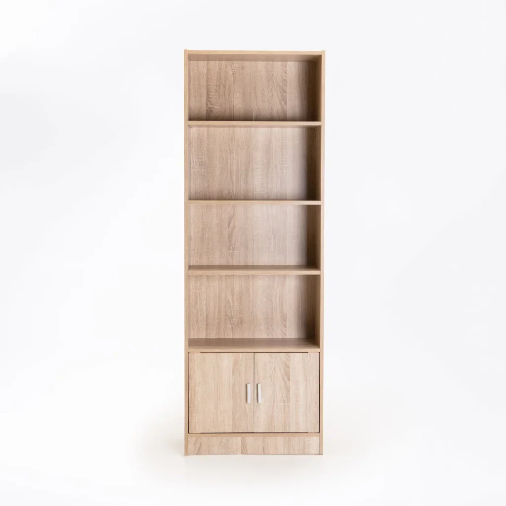 CYRUS 2 DOOR 4 SHELF BOOKCASE - Image 6