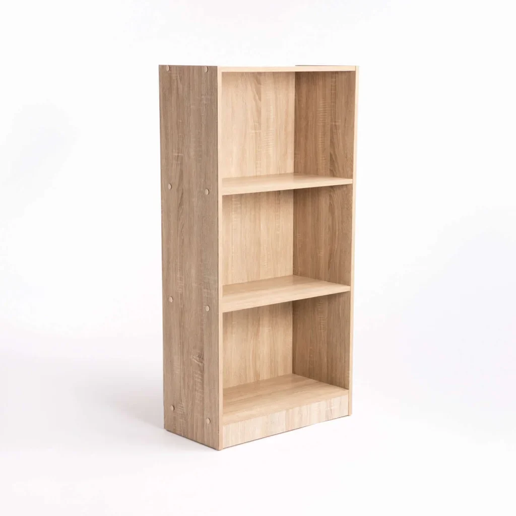 CYRUS 3 SHELF BOOKCASE - Image 5