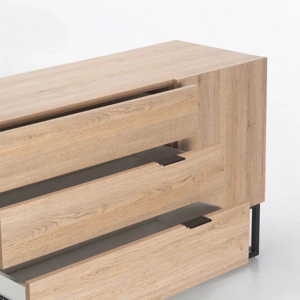 LODI 3 DRAWER 1 DOOR SIDEBOARD - Image 6