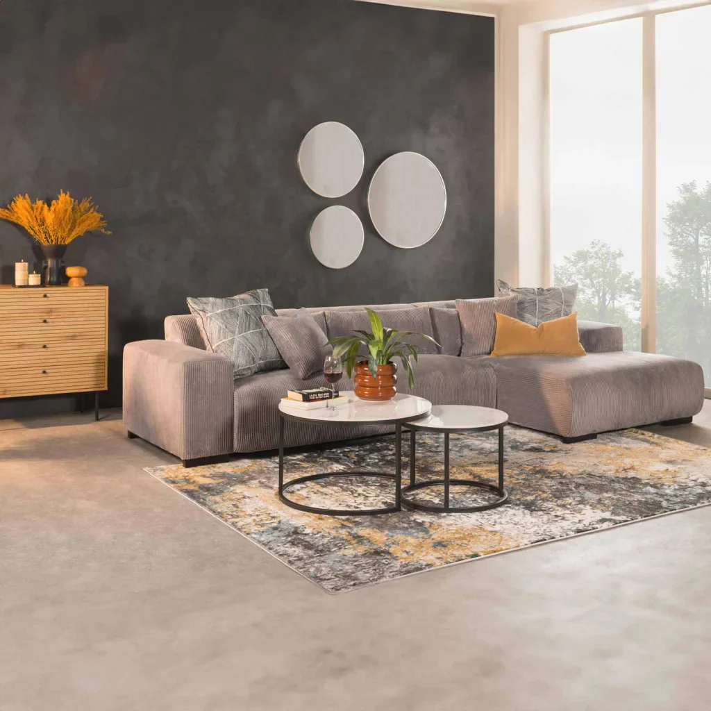 CATERINA FABRIC CORNER CHAISE - Image 9
