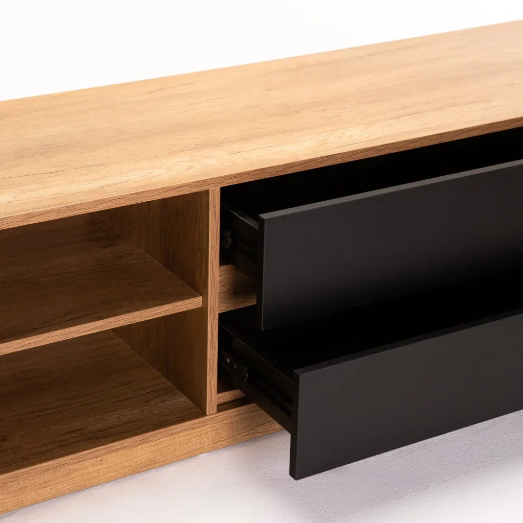 CENTO 180cm 2 DRAWER TV UNIT - Image 6