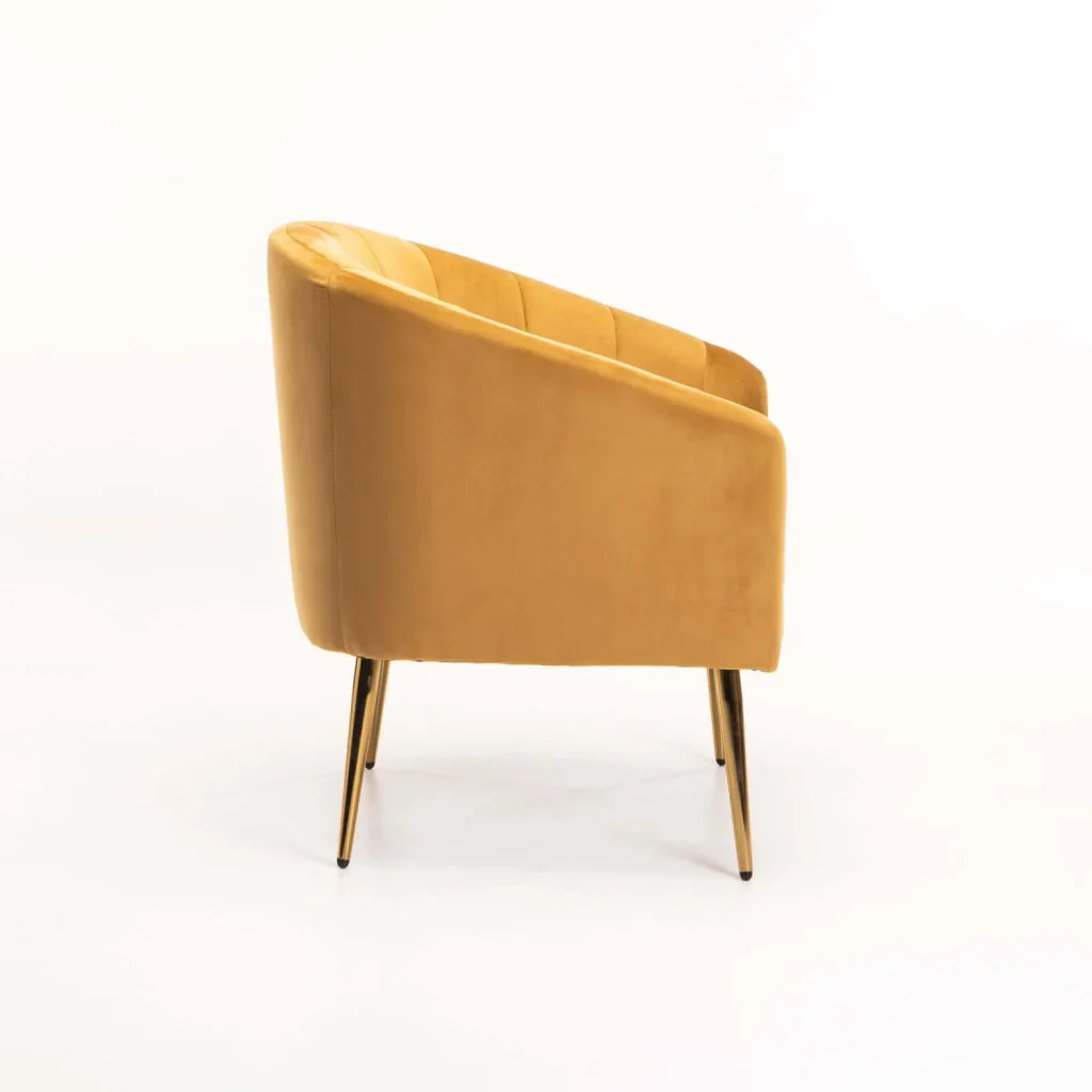 COLT VELVET CHAIR - GOLD LEG - Image 16