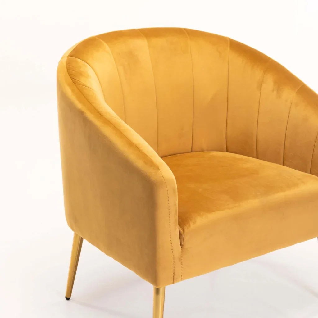 COLT VELVET CHAIR - GOLD LEG - Image 18