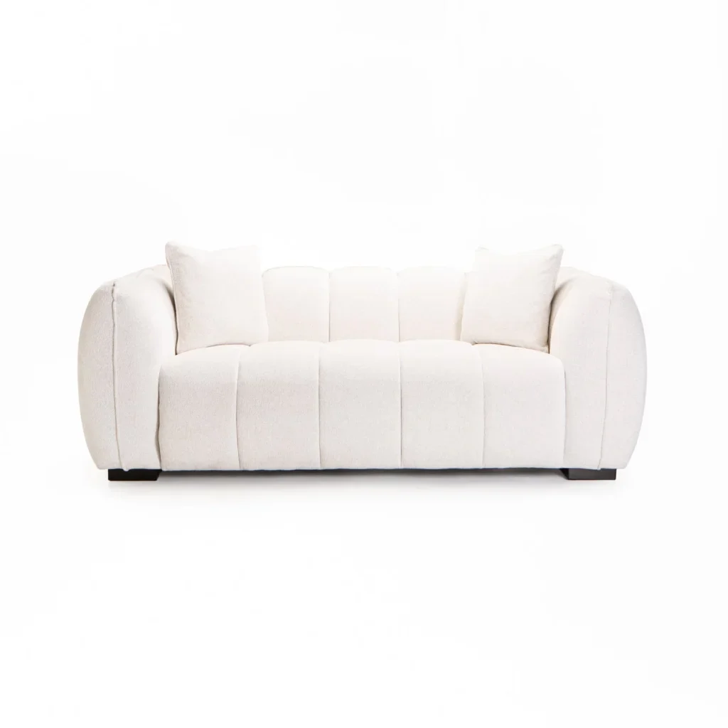 CHLOE FABRIC 2 SEATER COUCH - Image 3