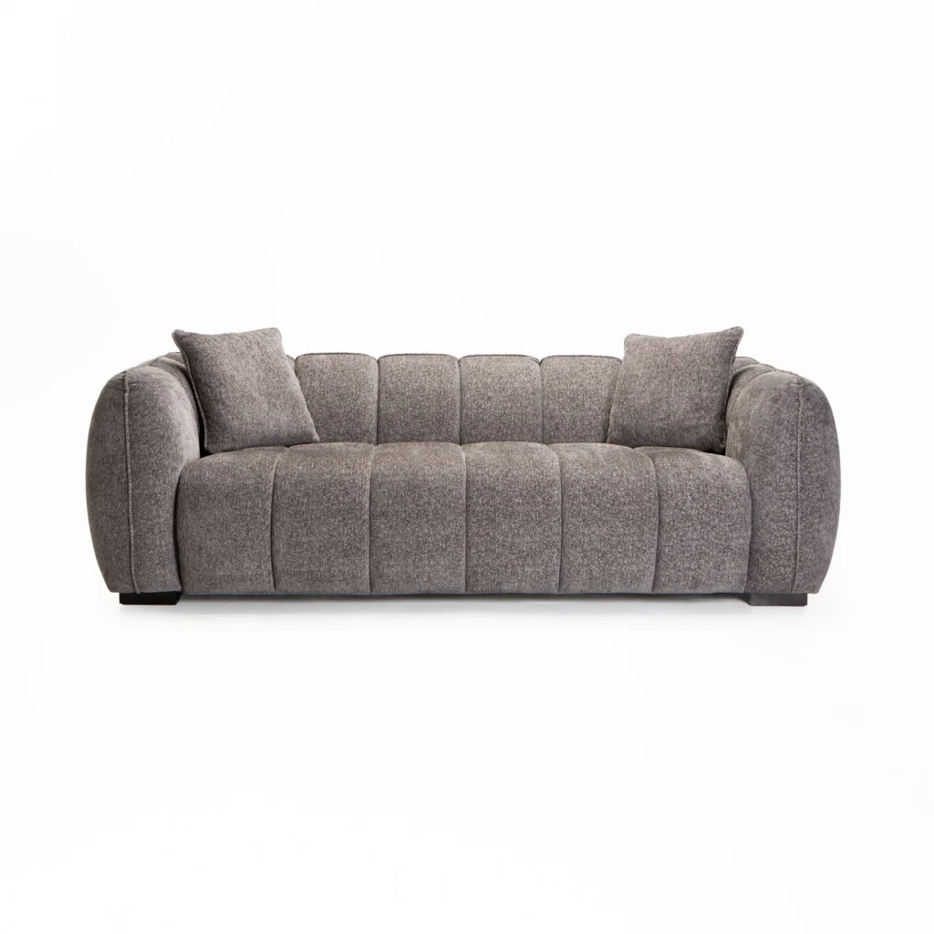 CHLOE FABRIC 3 SEATER COUCH - Image 3