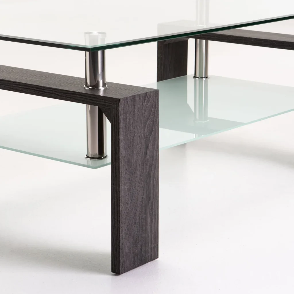 LALA 110x60cm GLASS COFFEE TABLE - Image 12
