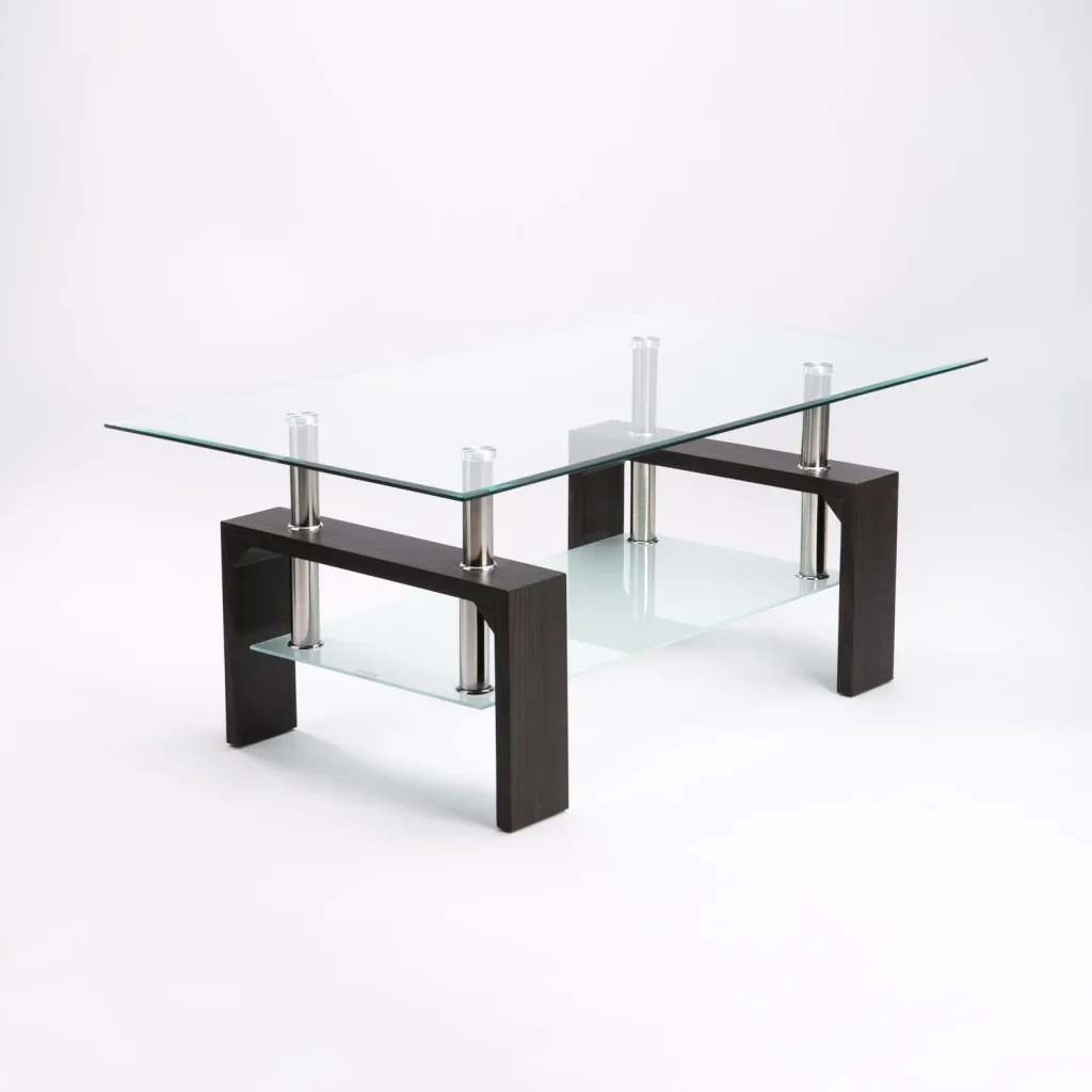 LALA 110x60cm GLASS COFFEE TABLE - Image 5