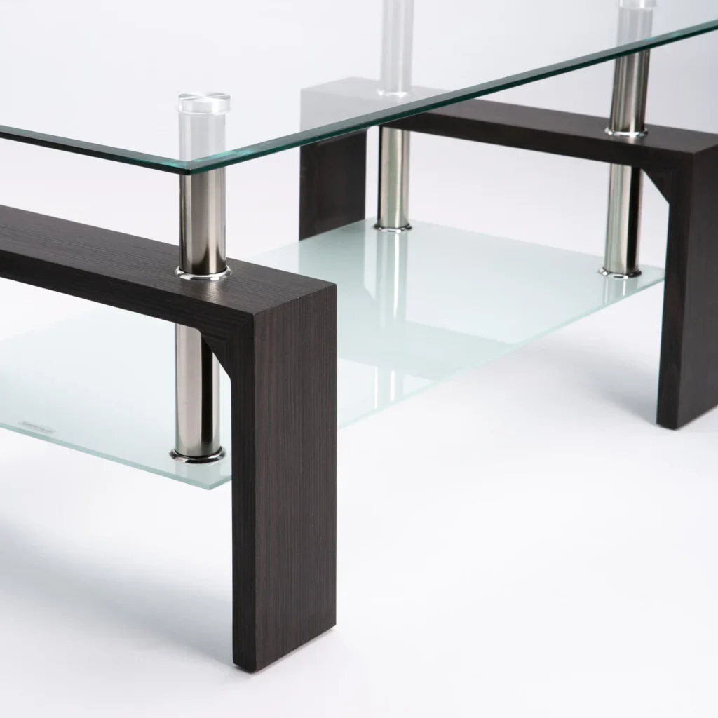 LALA 110x60cm GLASS COFFEE TABLE - Image 8