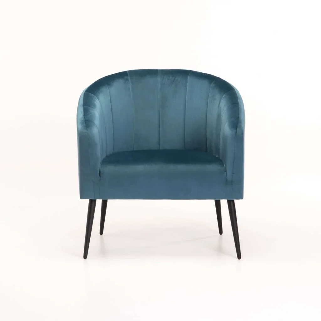 COLT VELVET CHAIR - BLACK LEG - Image 15