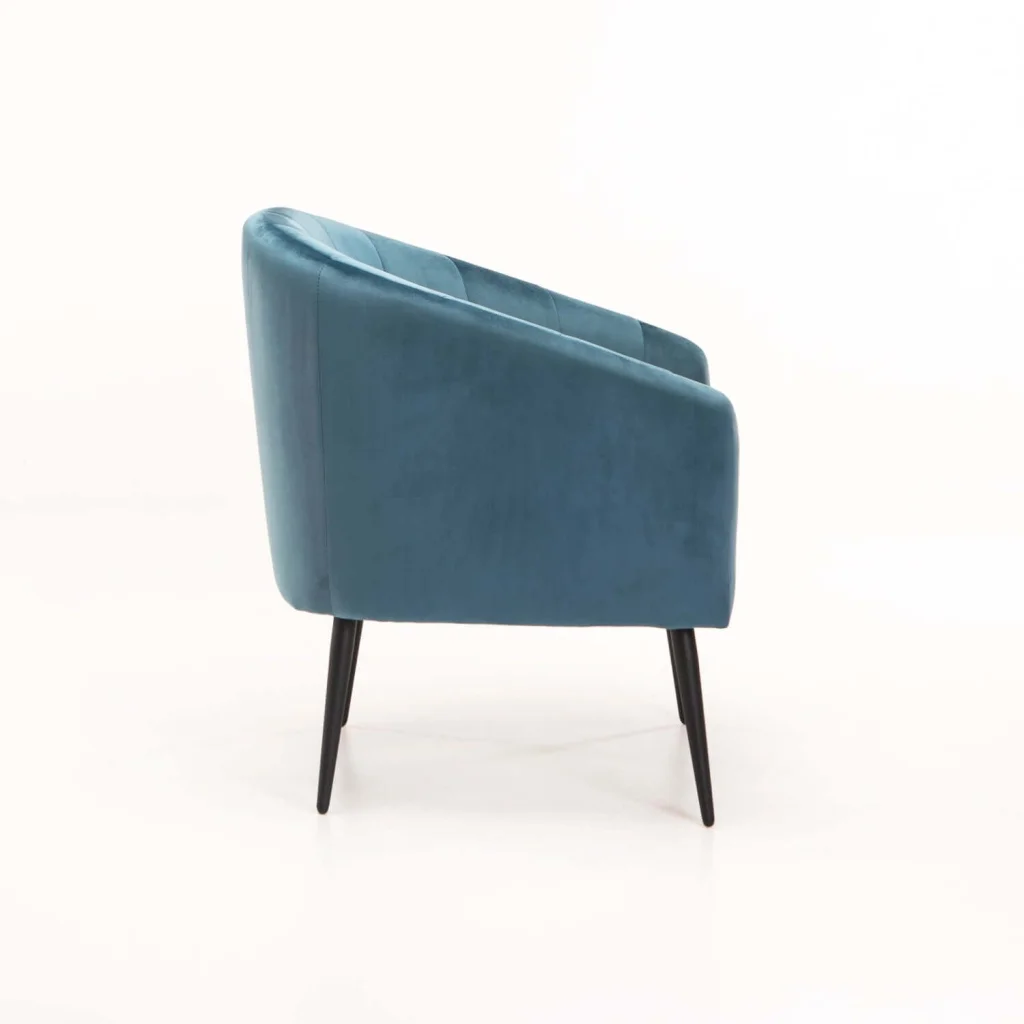 COLT VELVET CHAIR - BLACK LEG - Image 16