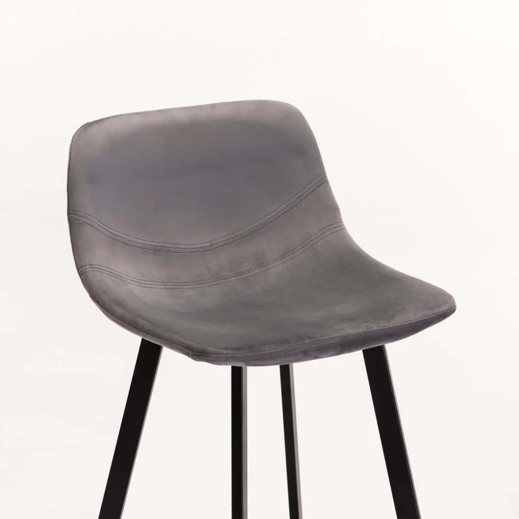 CREW VELVET KITCHEN STOOL - Image 5