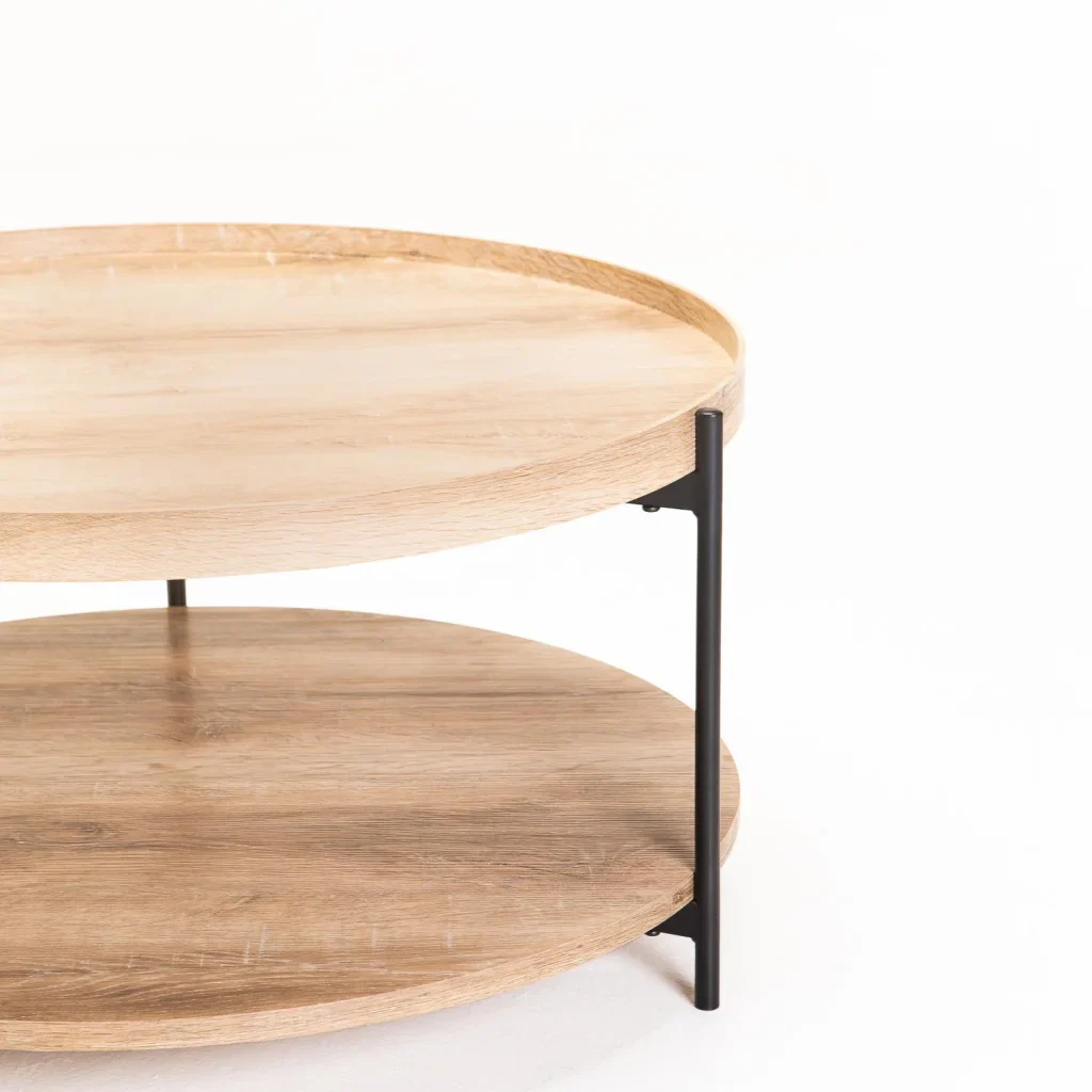 DAISY 80cm ROUND COFFEE TABLE - Image 4