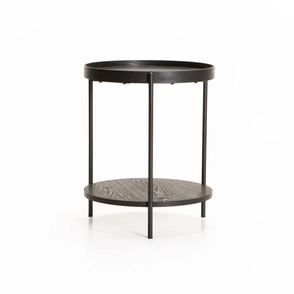 DAISY SIDE TABLE & COFFEE TABLE COMBO - Black - Image 2
