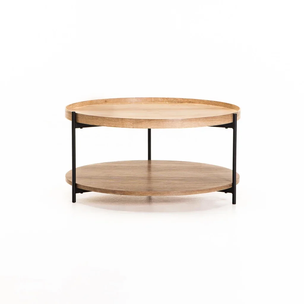 DAISY SIDE TABLE & COFFEE TABLE COMBO - Oak - Image 3