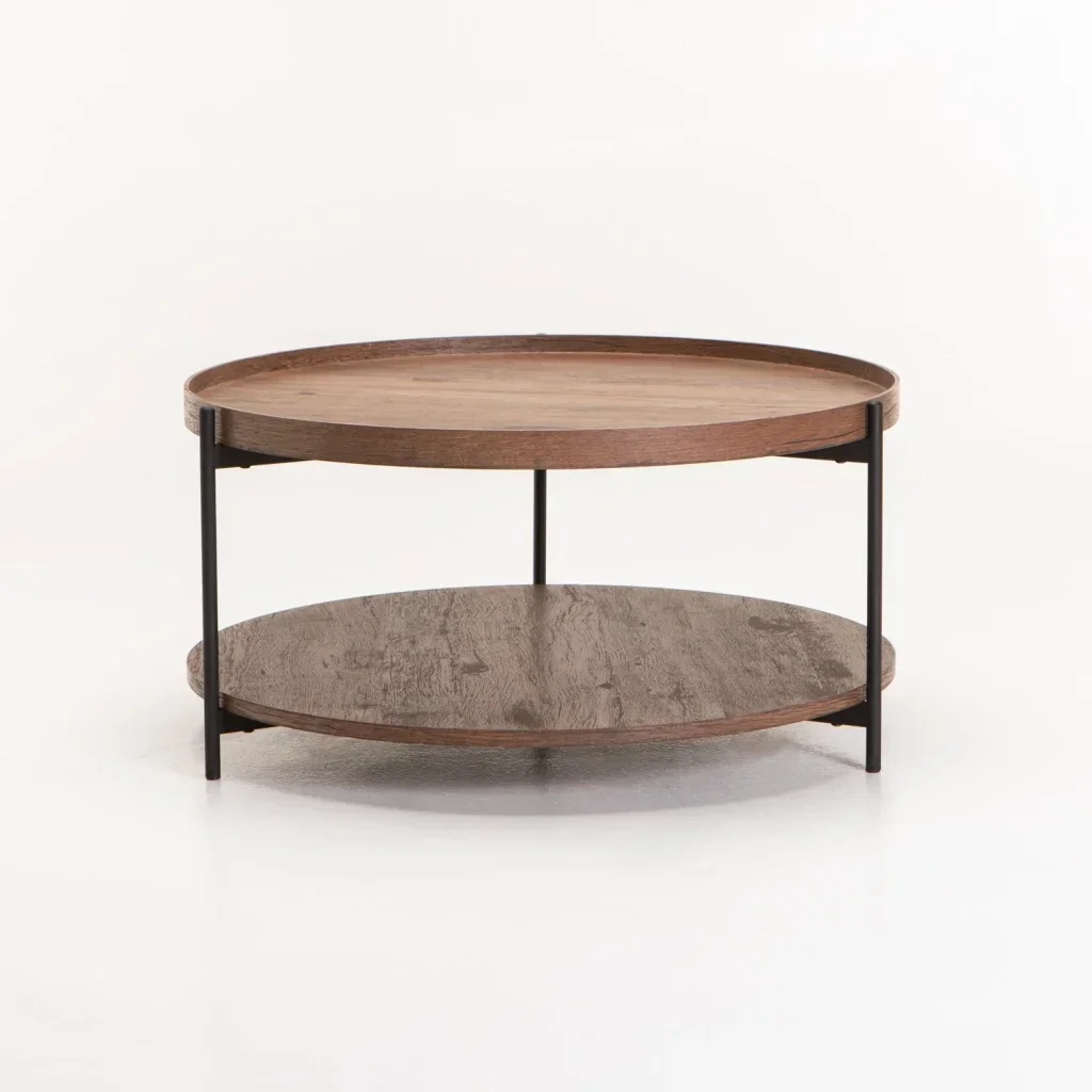 DAISY SIDE TABLE & COFFEE TABLE COMBO - Walnut - Image 3