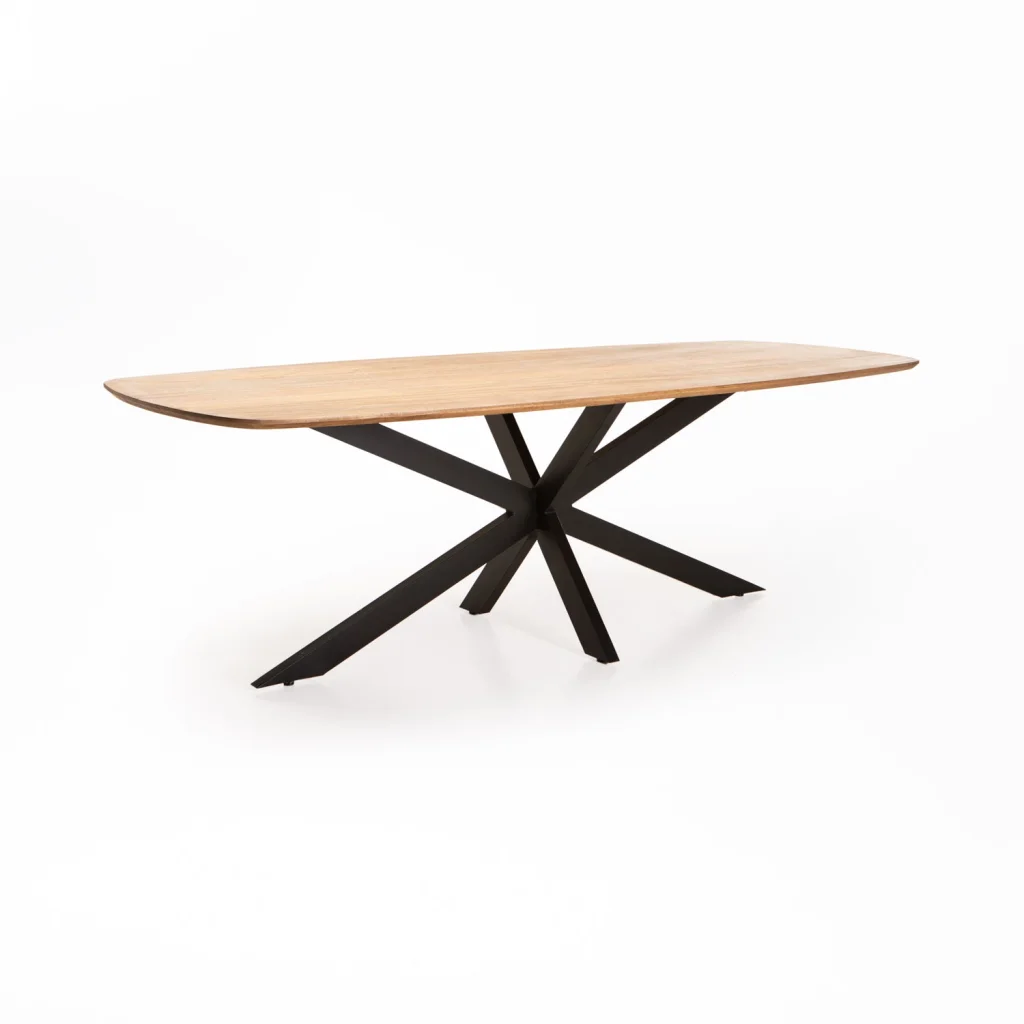 DAL DANISH OVAL SOLID WOOD DINING TABLE - Image 14
