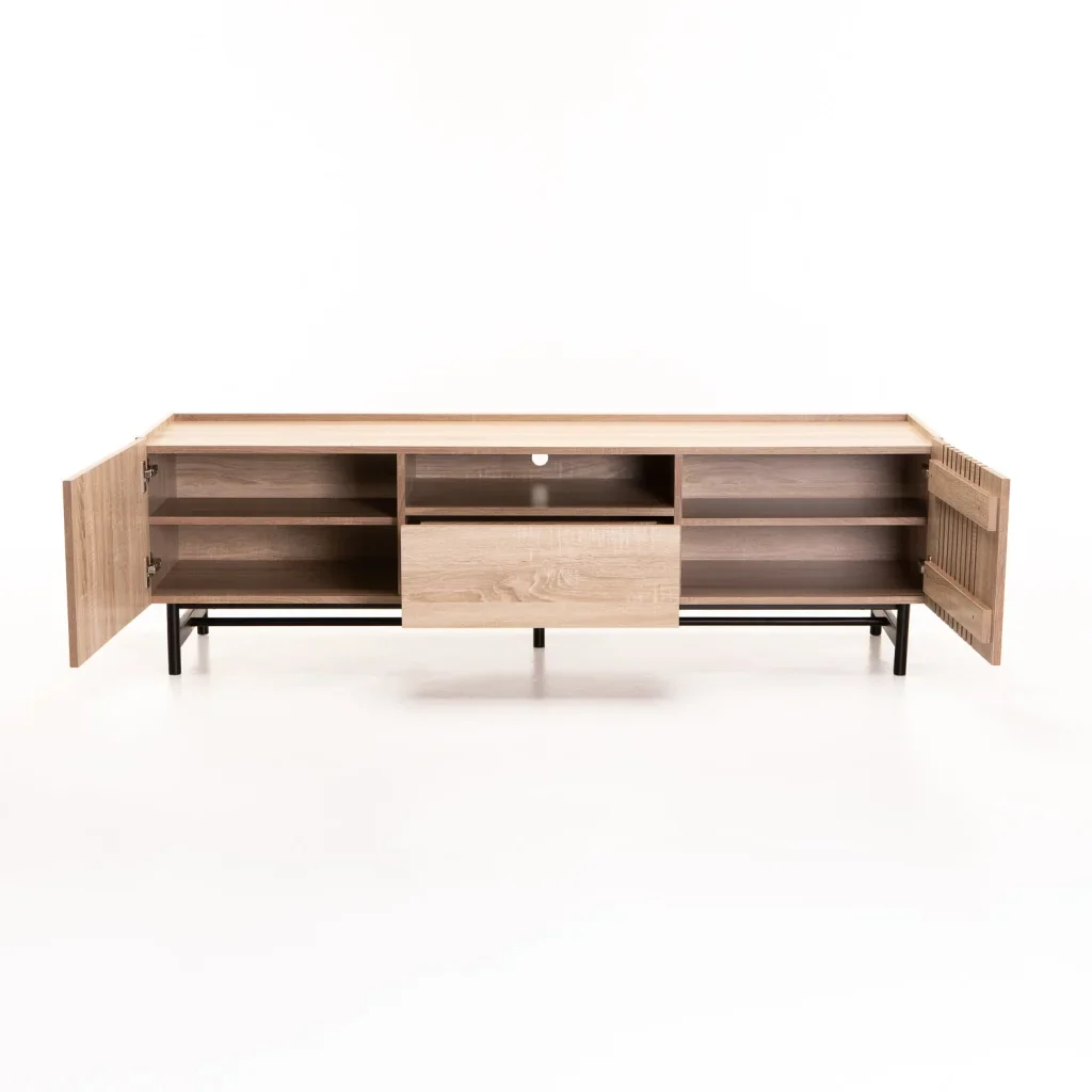 DELLA 160cm 2 DOOR 1 DRAWER TV UNIT - Image 3