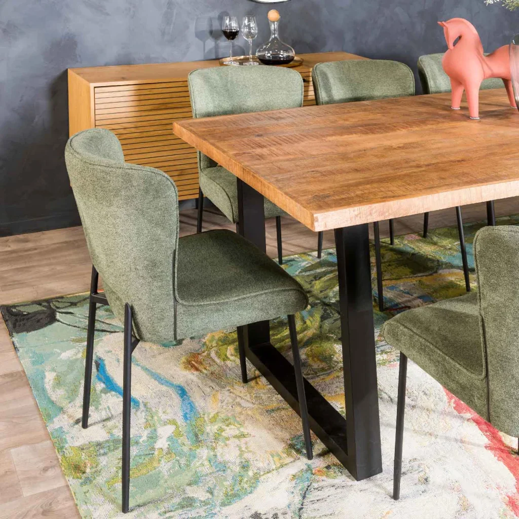 DIYA SOLID WOOD DINING TABLE - Image 2