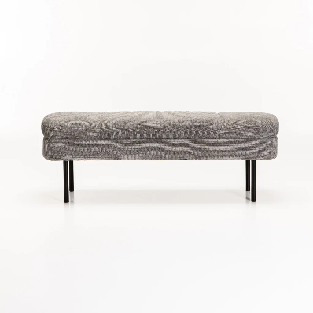 EDEN TEXTURED FABRIC OTTOMAN - Image 6
