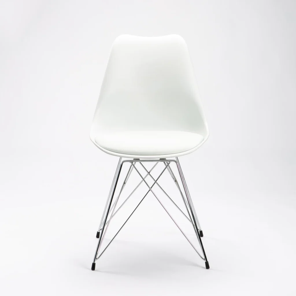 ELIA CHROME LEG DINING CHAIR - Image 2