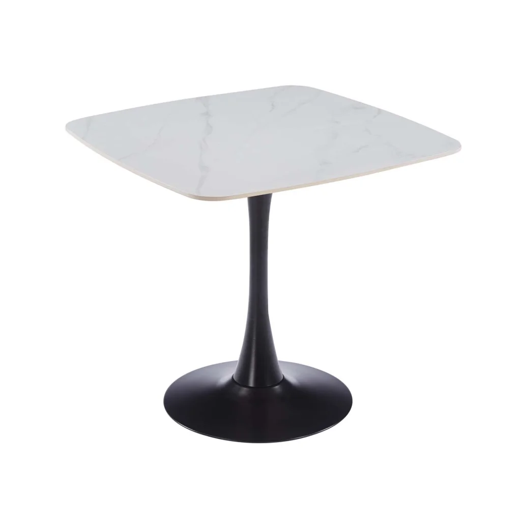 ELIO 80x80cm STONE TOP DINING TABLE