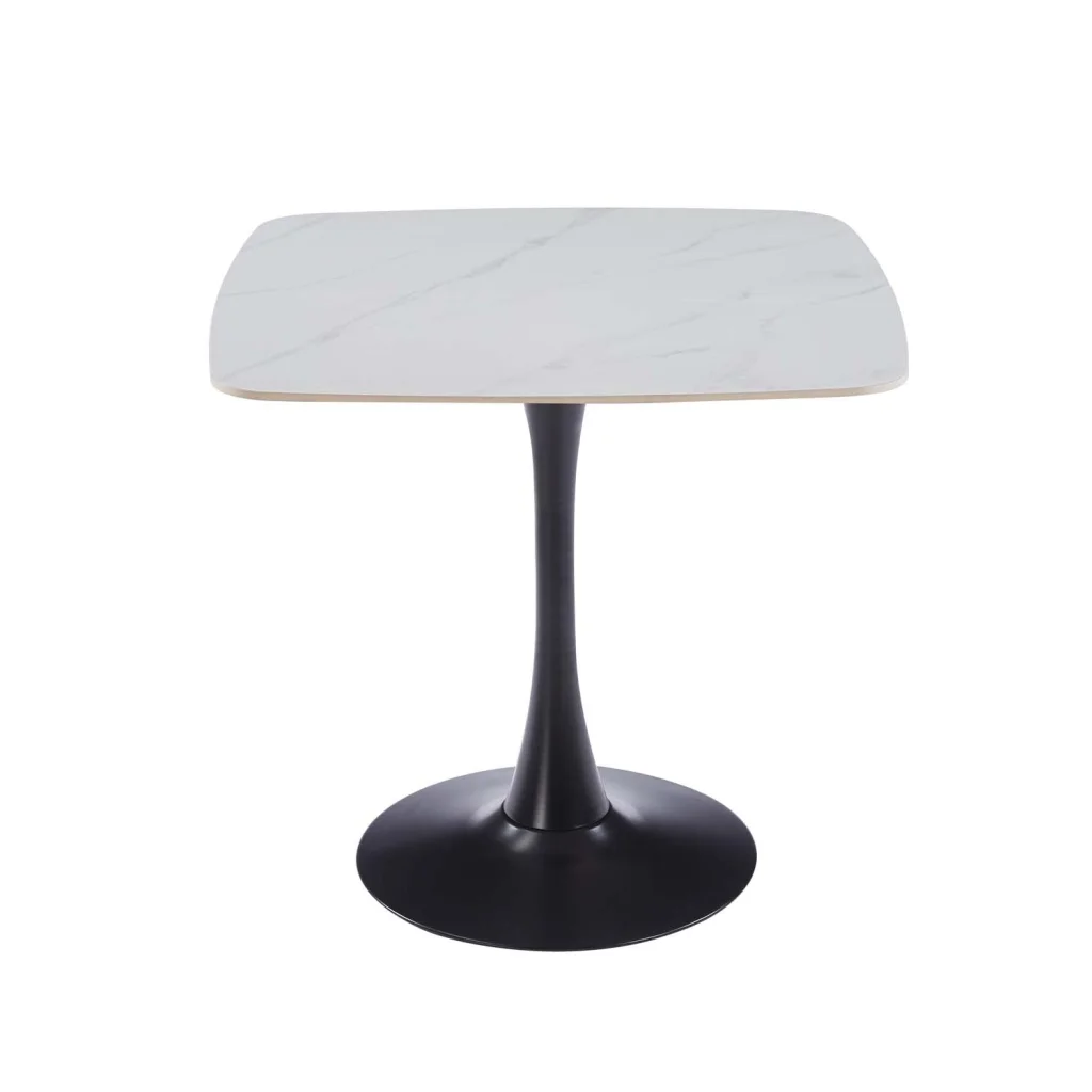 ELIO 80x80cm STONE TOP DINING TABLE - Image 2