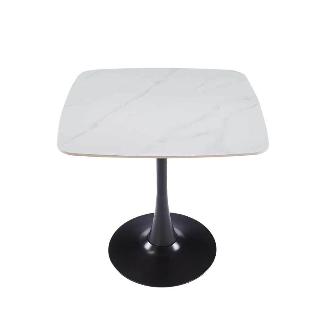 ELIO 80x80cm STONE TOP DINING TABLE - Image 3
