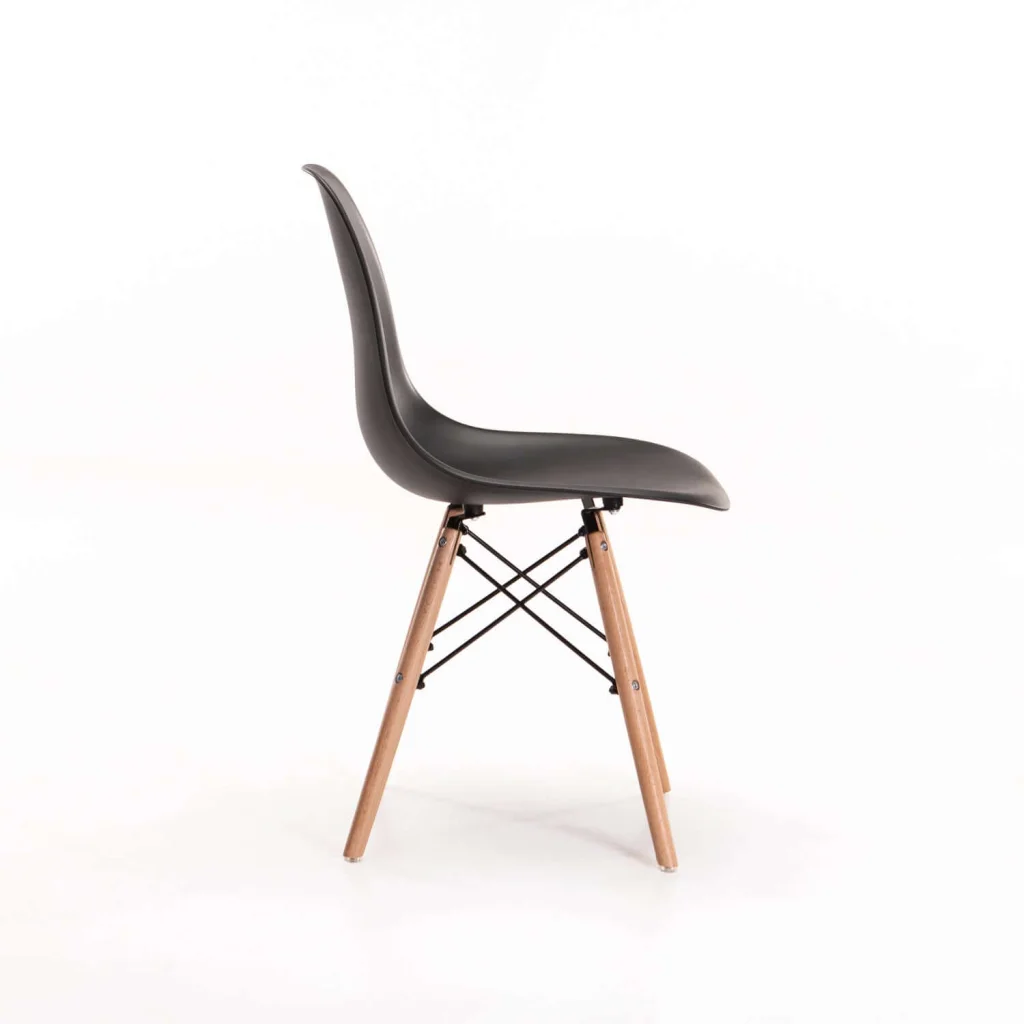 EMMY WOODEN LEG DINING CHAIR - Image 4