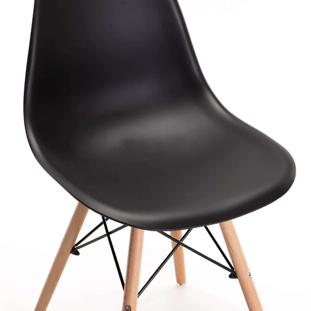 EMMY WOODEN LEG DINING CHAIR - Image 6