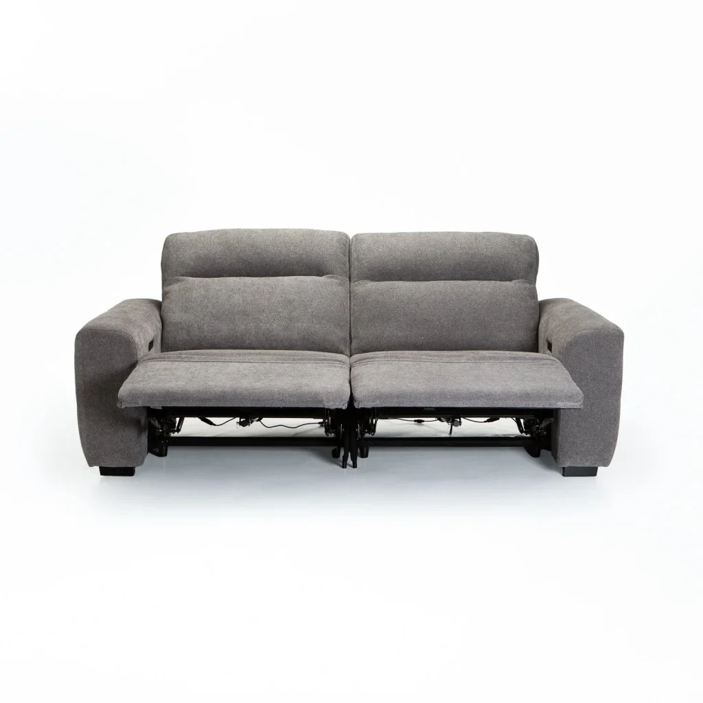 ENZO FABRIC ELECTRIC POWER 3 SEATER RECLINER - Image 4