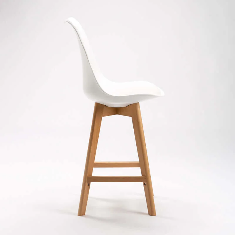 EVA WOODEN LEG KITCHEN STOOL - Image 3