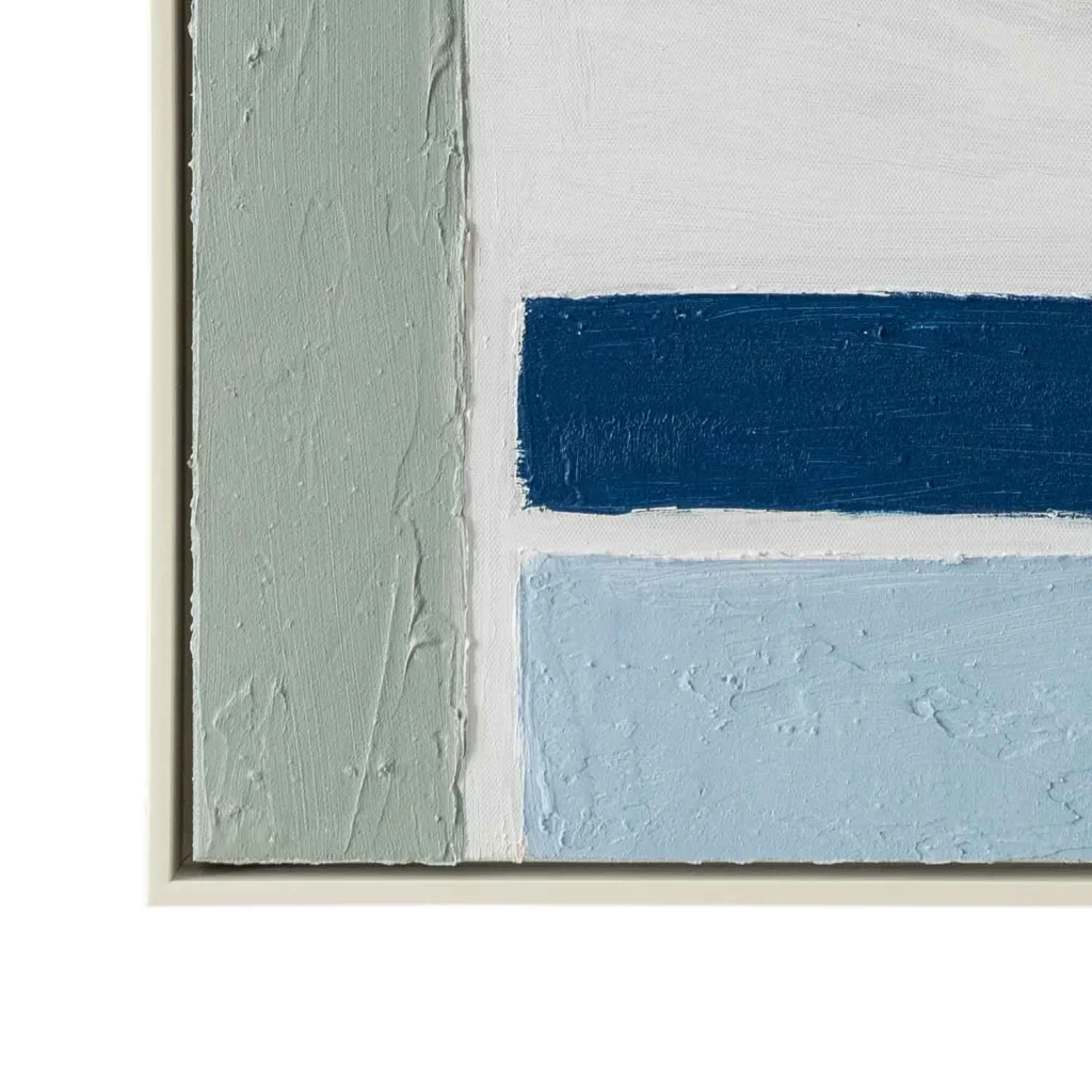 FRAMED ART 4 COLOURGRID 120x80cm WHITE FRAME - Image 3