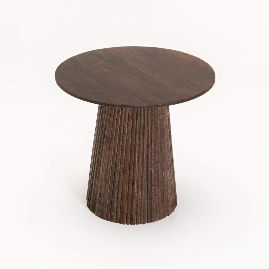 GOA SIDE TABLE & COFFEE TABLE COMBO - Dark Brown - Image 3
