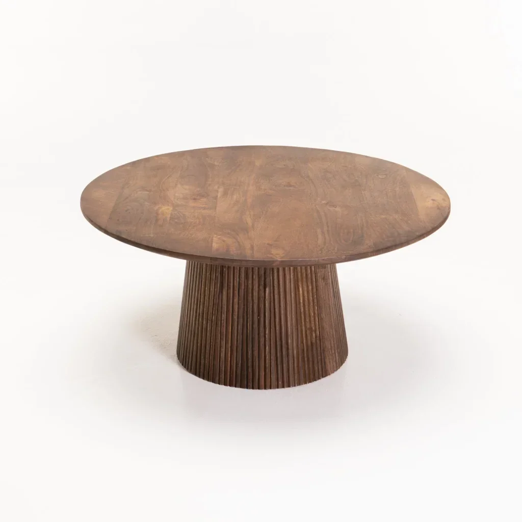 GOA SIDE TABLE & COFFEE TABLE COMBO - Light Brown - Image 2