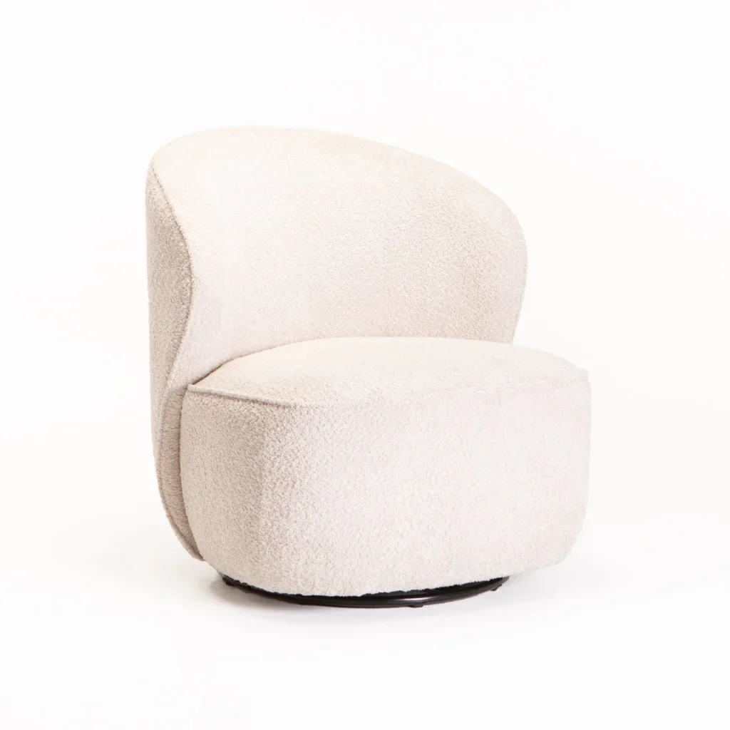 GRACE FABRIC SWIVEL CHAIR - Image 7