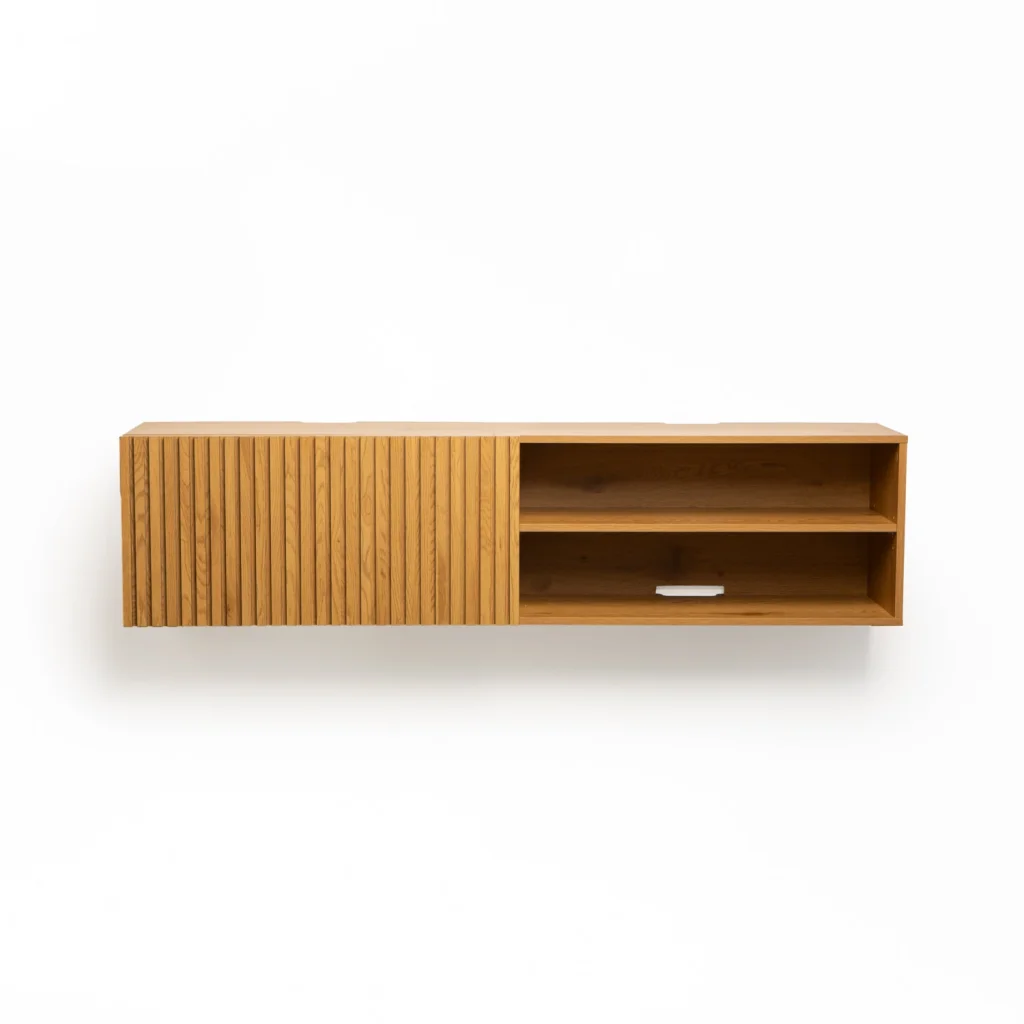 ISSY 1 DOOR & SHELVES FLOATING TV UNIT - Image 2