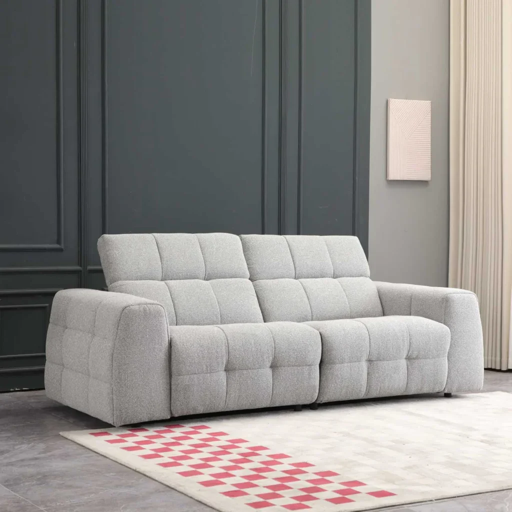 JAX FABRIC 3 SEATER COUCH - Image 2