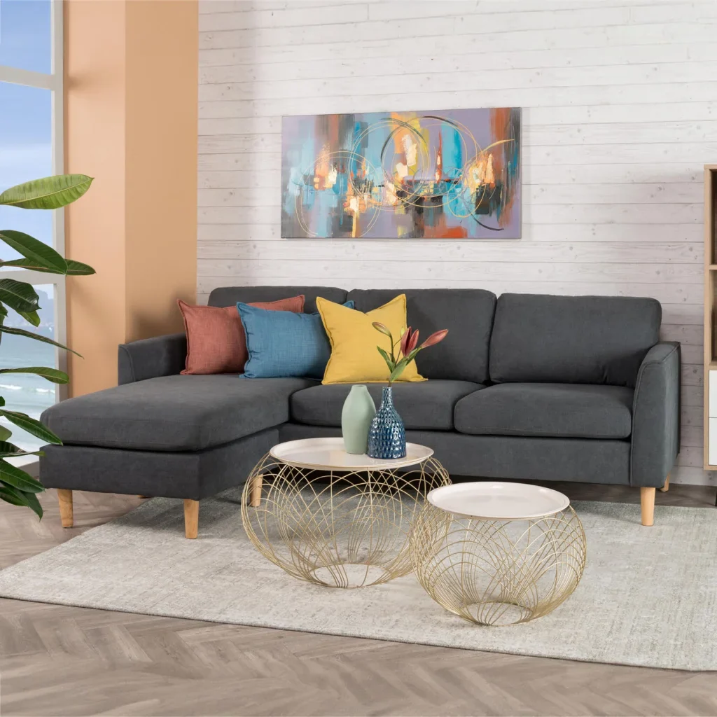 JOEY FABRIC CORNER CHAISE - Image 2
